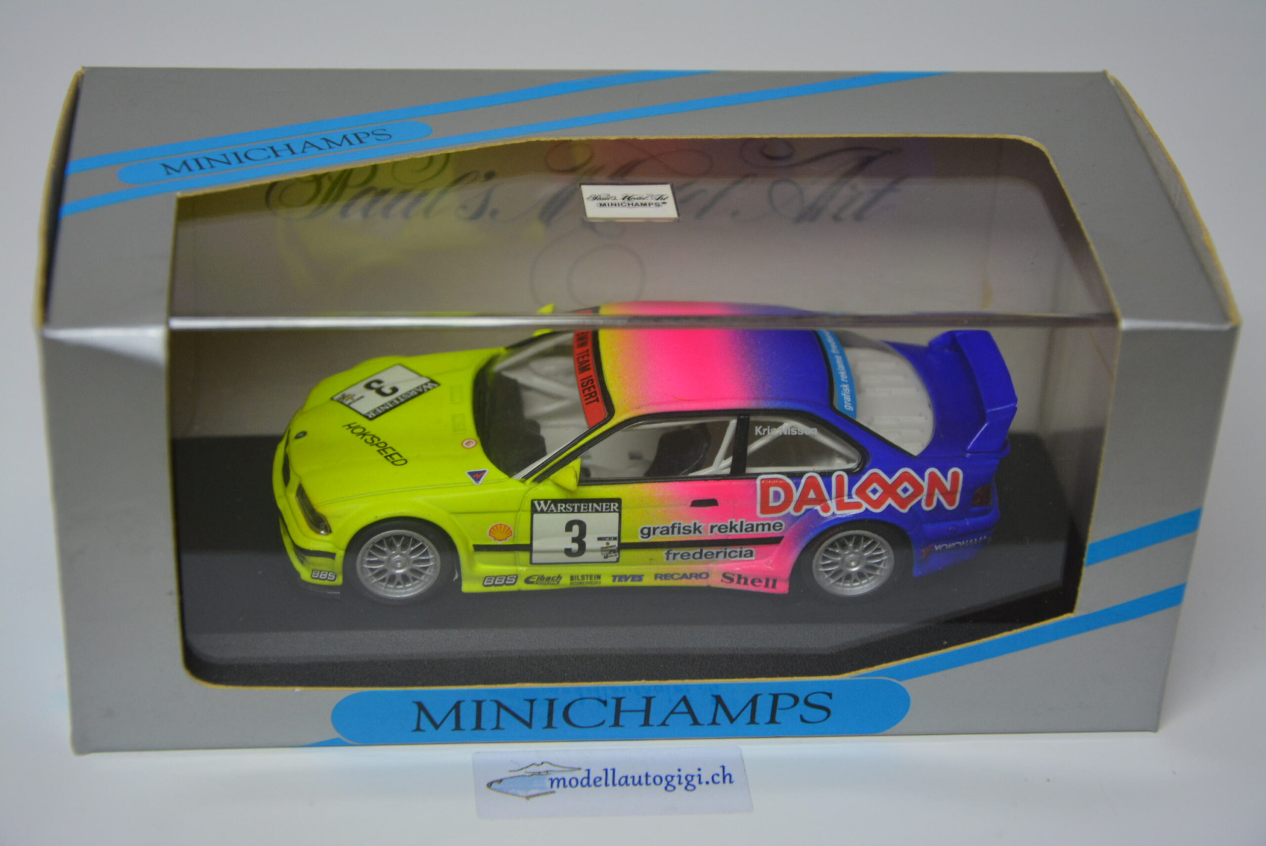 BMW M3 GTR #3 ADAC GT CUP 1993 , K. Nissen , Minichamps , 1:43 